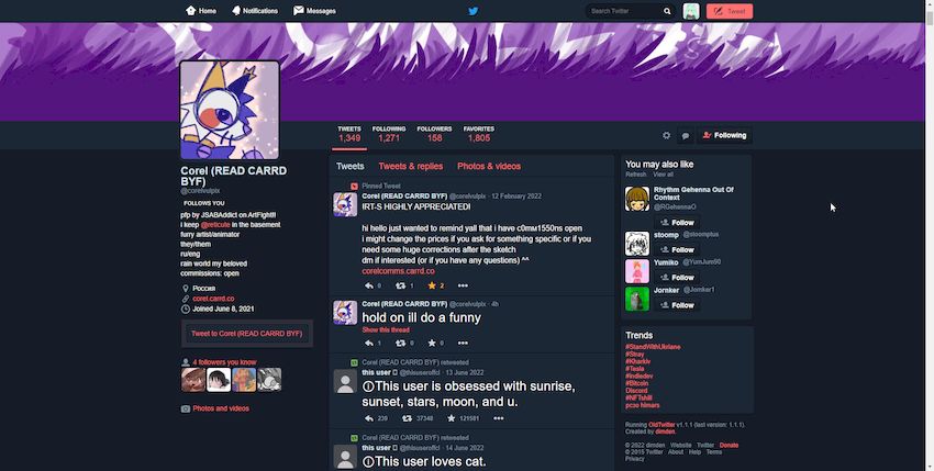 Old Twitter Layout for Chrome 